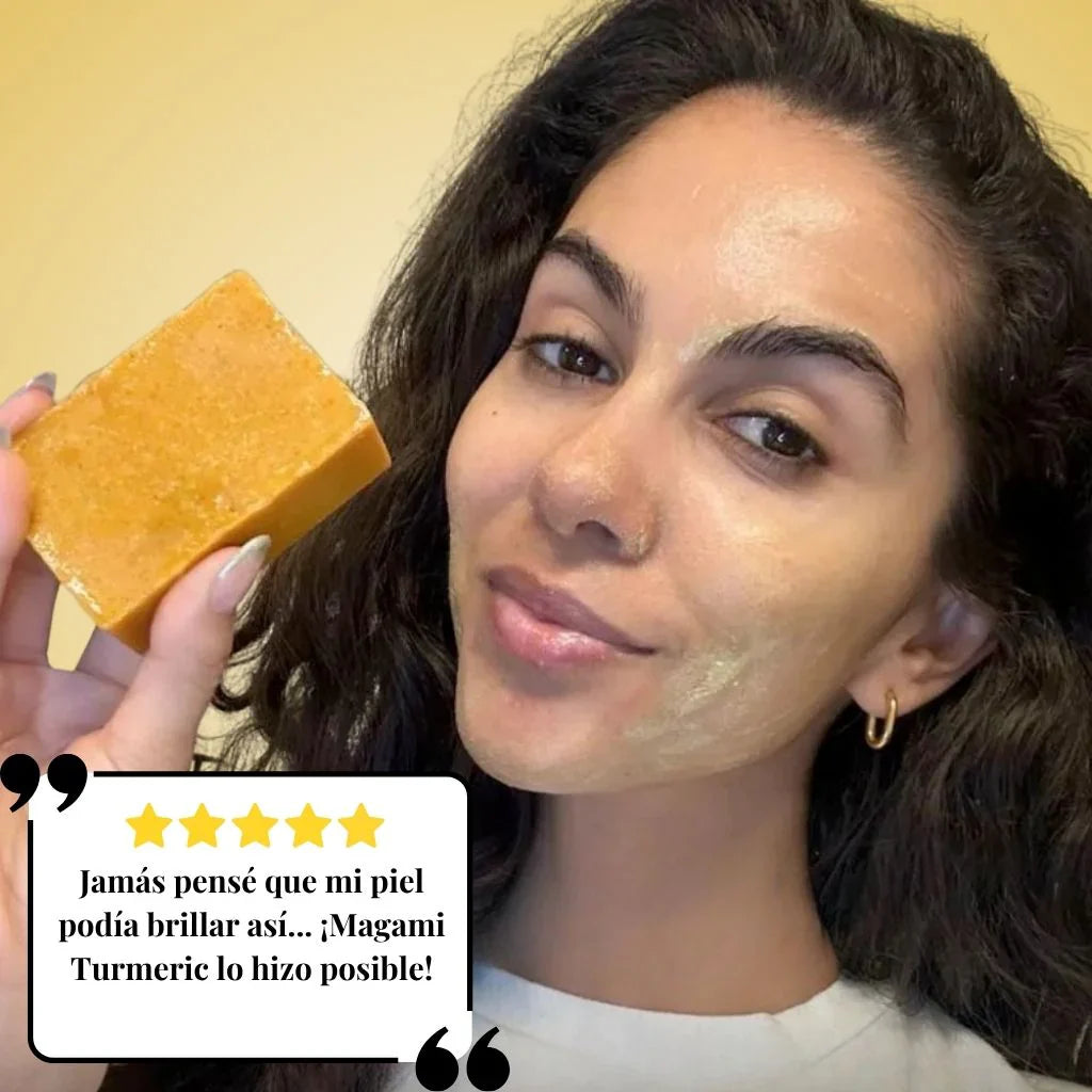 Jabón de Cúrcuma Natural 🧼🍂 ENVIO GRATIS